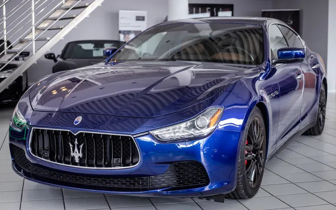 śląskie Maserati Ghibli cena 169900 przebieg: 100203, rok produkcji 2015 z Nowe Brzesko